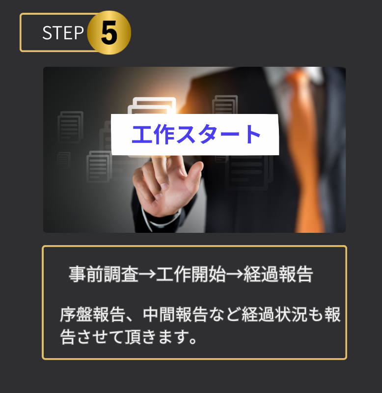 各種工作スタート