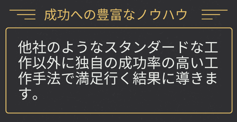 特殊工作のプロ